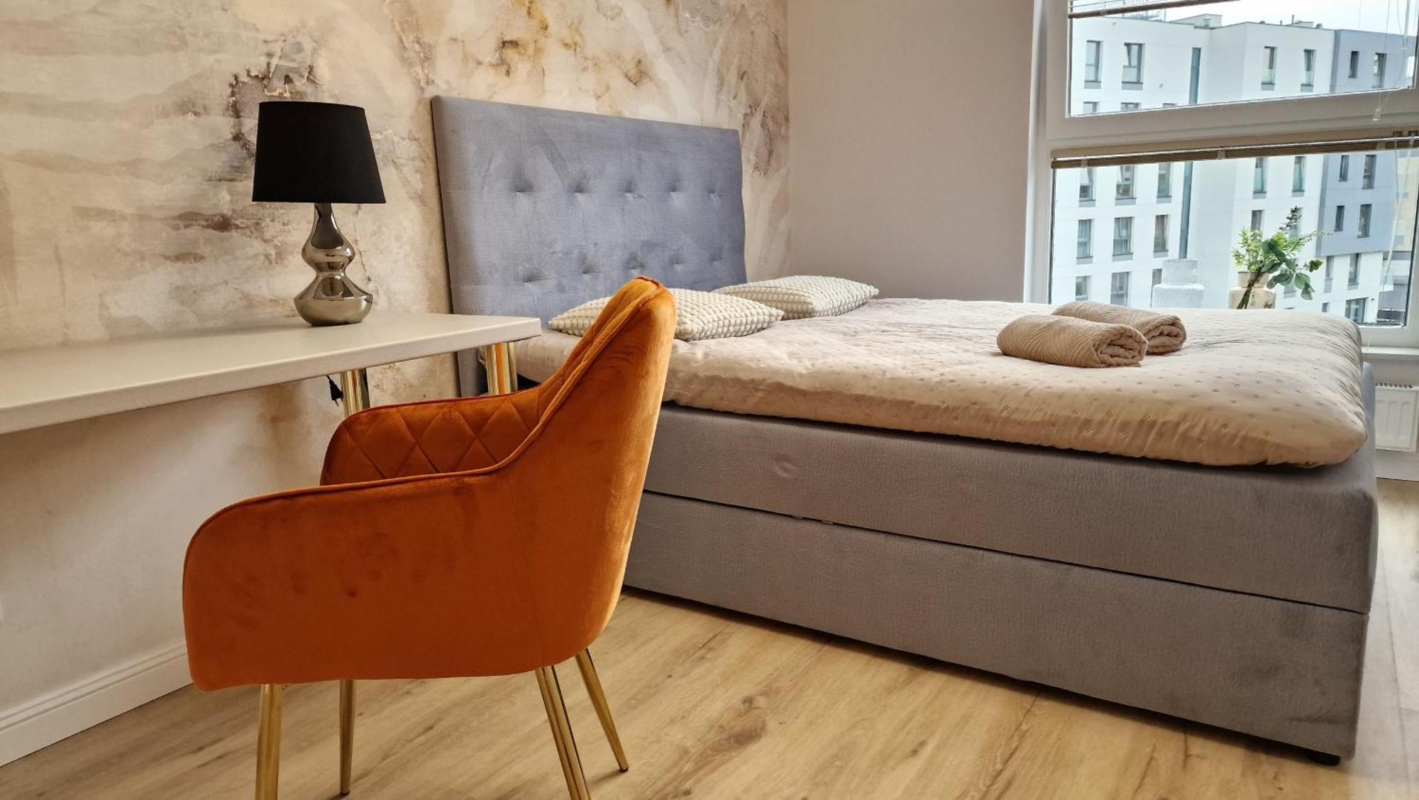 77 Flou Przystan Letnica, Parking & 800m Plaza Apartment