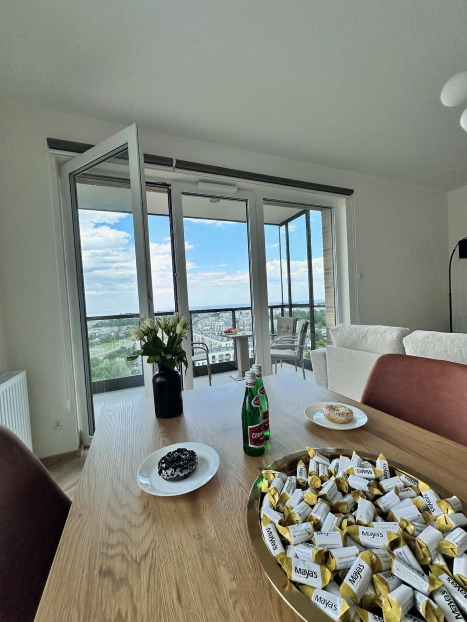 Apartment Maya's Flats & 100 Sea View - 3 Pokojowy Na Letnicy Gdansk