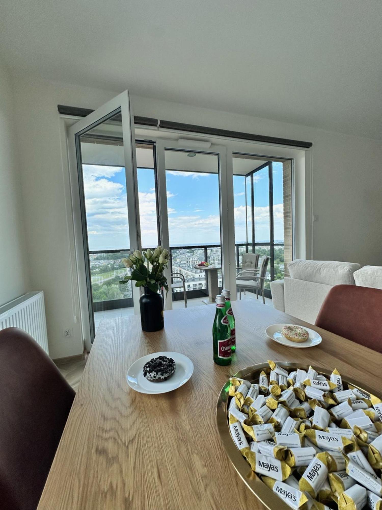 Maya's Flats & 101 Sea View - 3 Pokojowy Z Widokiem Na Morze Na Letnicy * Gdansk