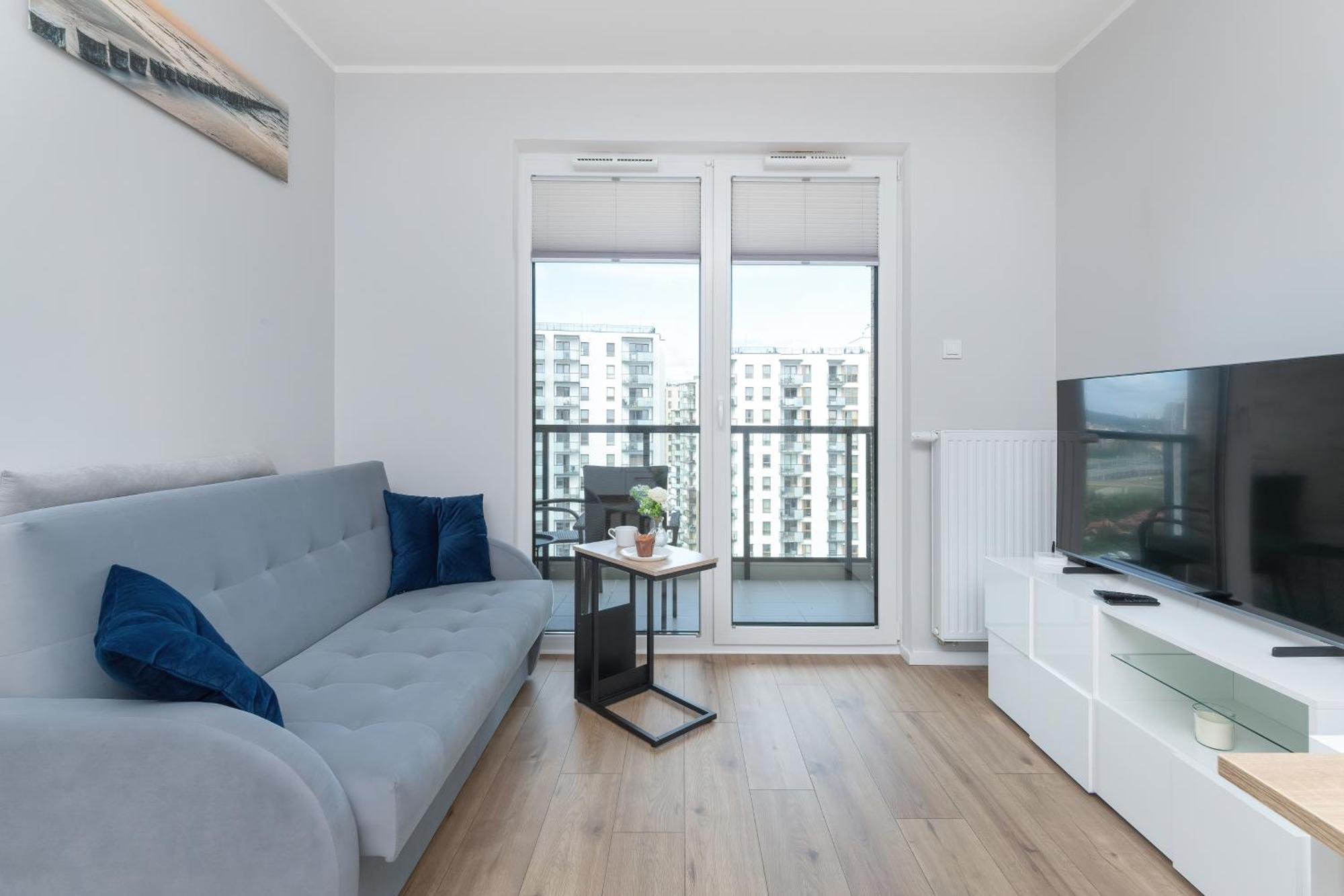 Lägenhet Nowa Letnica Comfortable With Balcony & Parking By Renters *