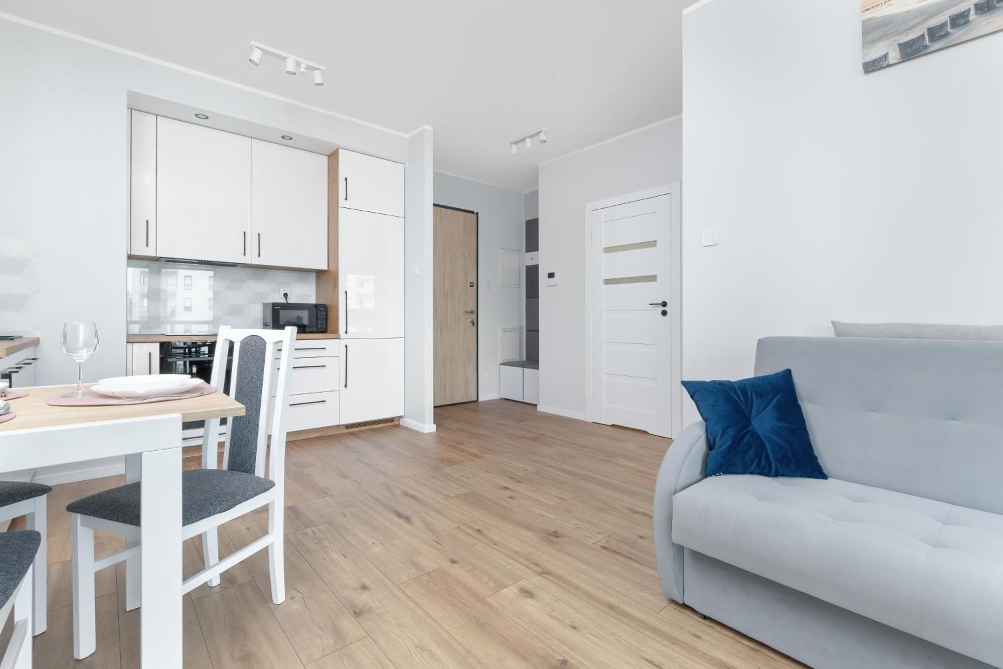 Nowa Letnica Comfortable With Balcony & Parking By Renters * Gdańsk