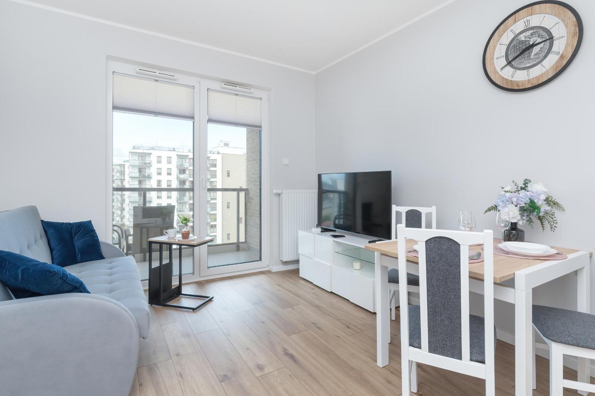 Lägenhet Nowa Letnica Comfortable With Balcony & Parking By Renters *