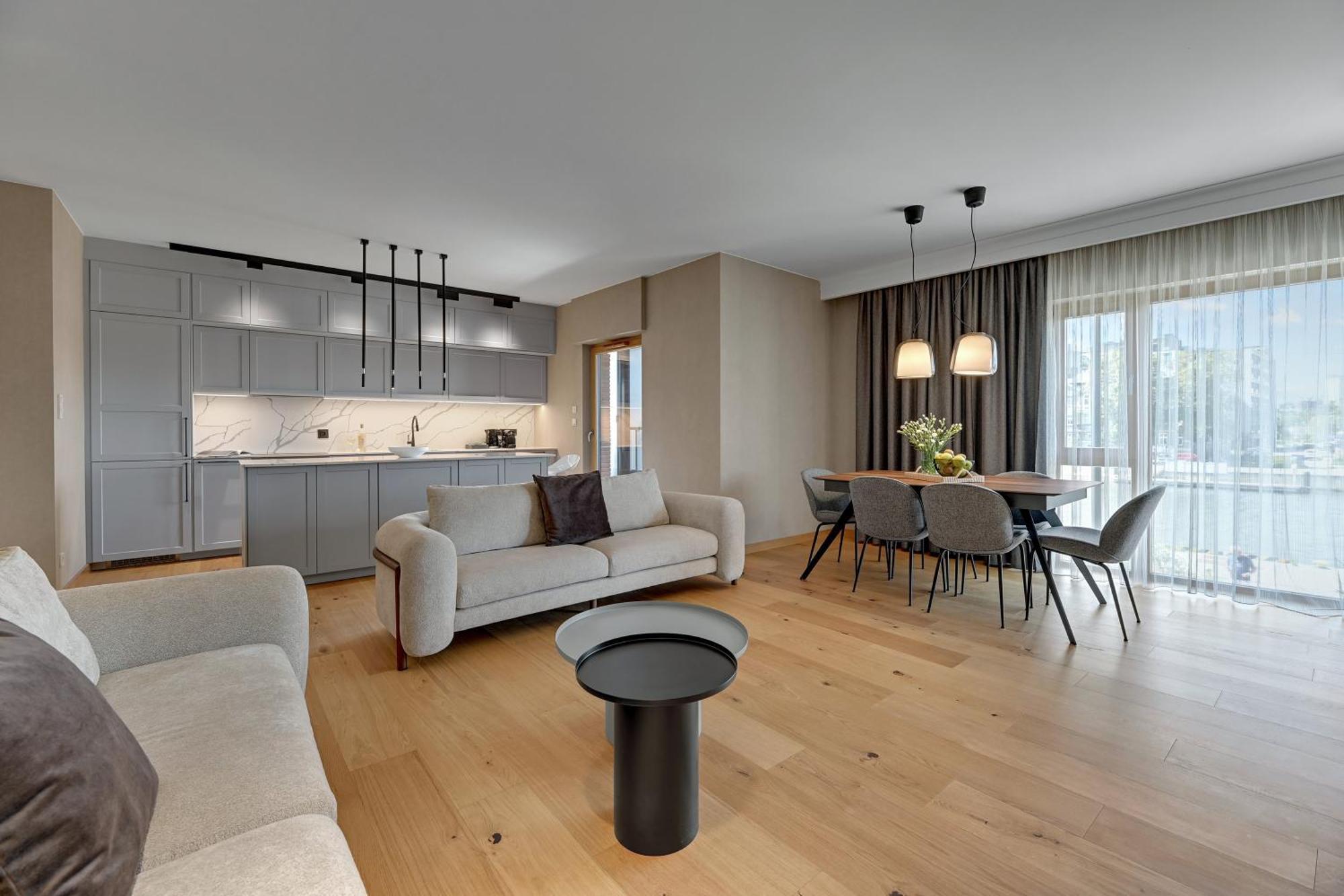 Nadmotlawie Estate Gym, Sauna & Parking By Downtown * Gdańsk