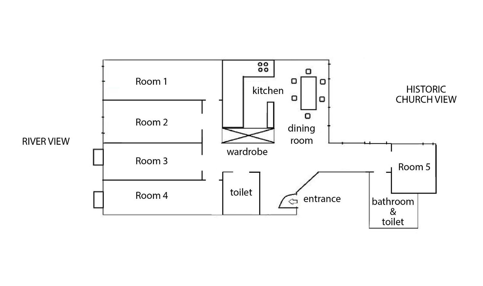 Căn hộ Hello River View 5 Bedrooms Very Big 100 M2 Gdansk