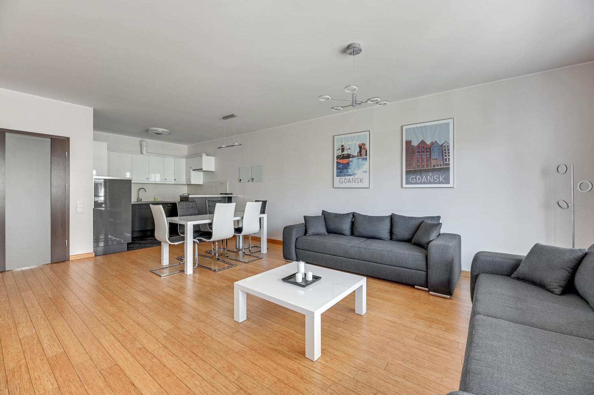 Waterlane Riverside - Spa, Pool, Gym & Parking By Downtown Apartment Gdansk