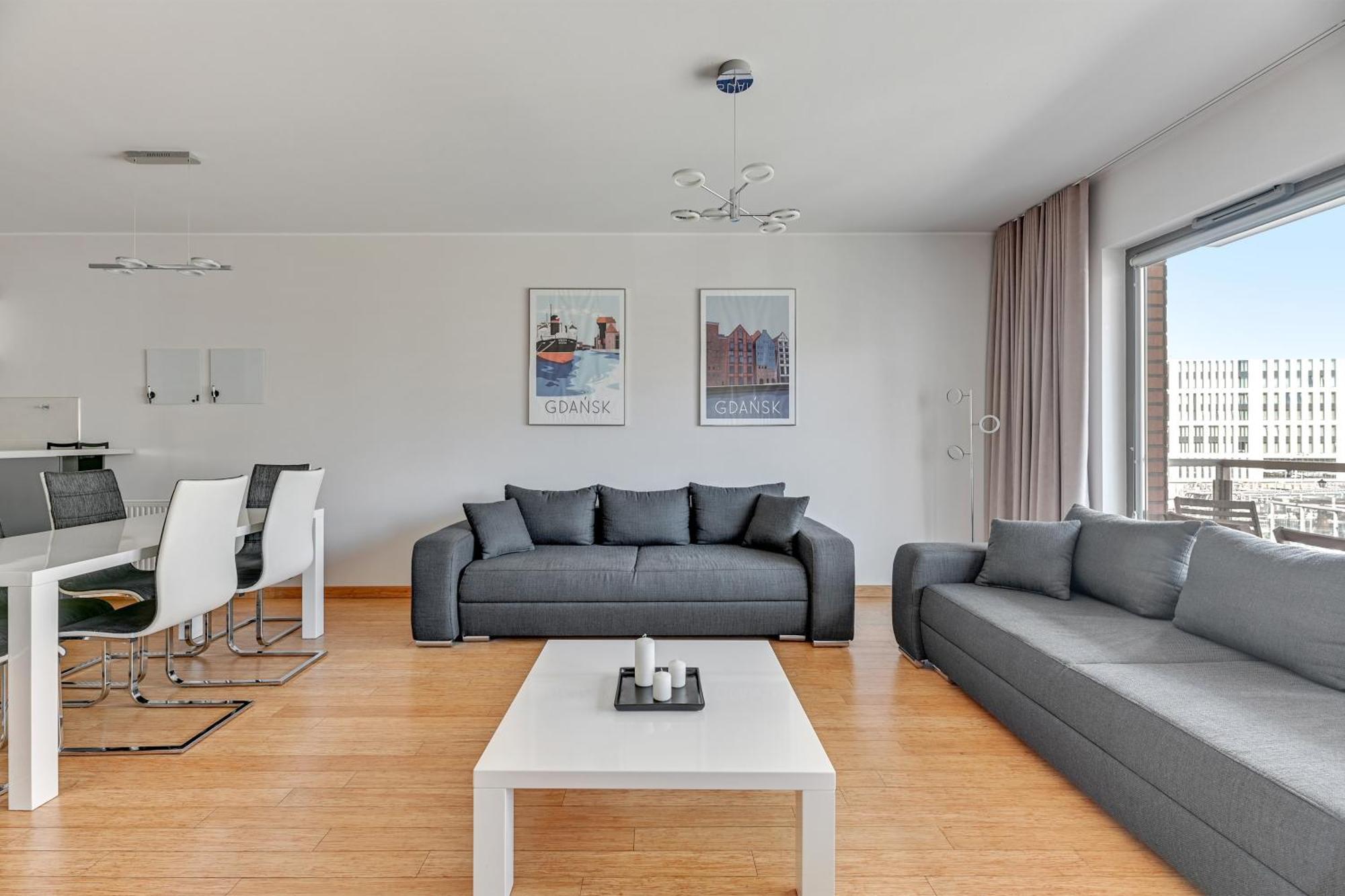 Waterlane Riverside - Spa, Pool, Gym & Parking By Downtown Apartment Gdansk