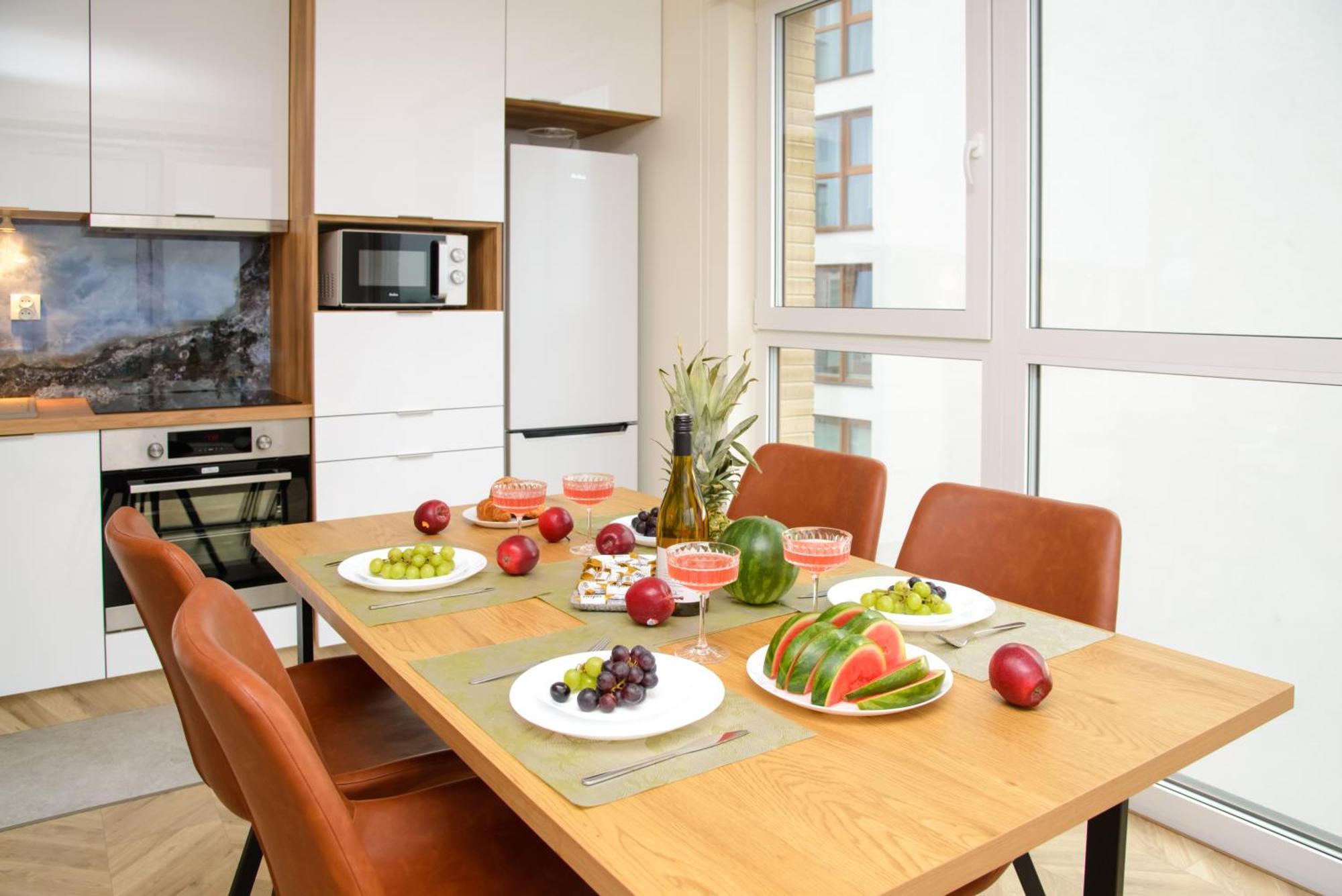 Maya's Flats & 100 Sea View - 3 Pokojowy Na Letnicy Gdańsk