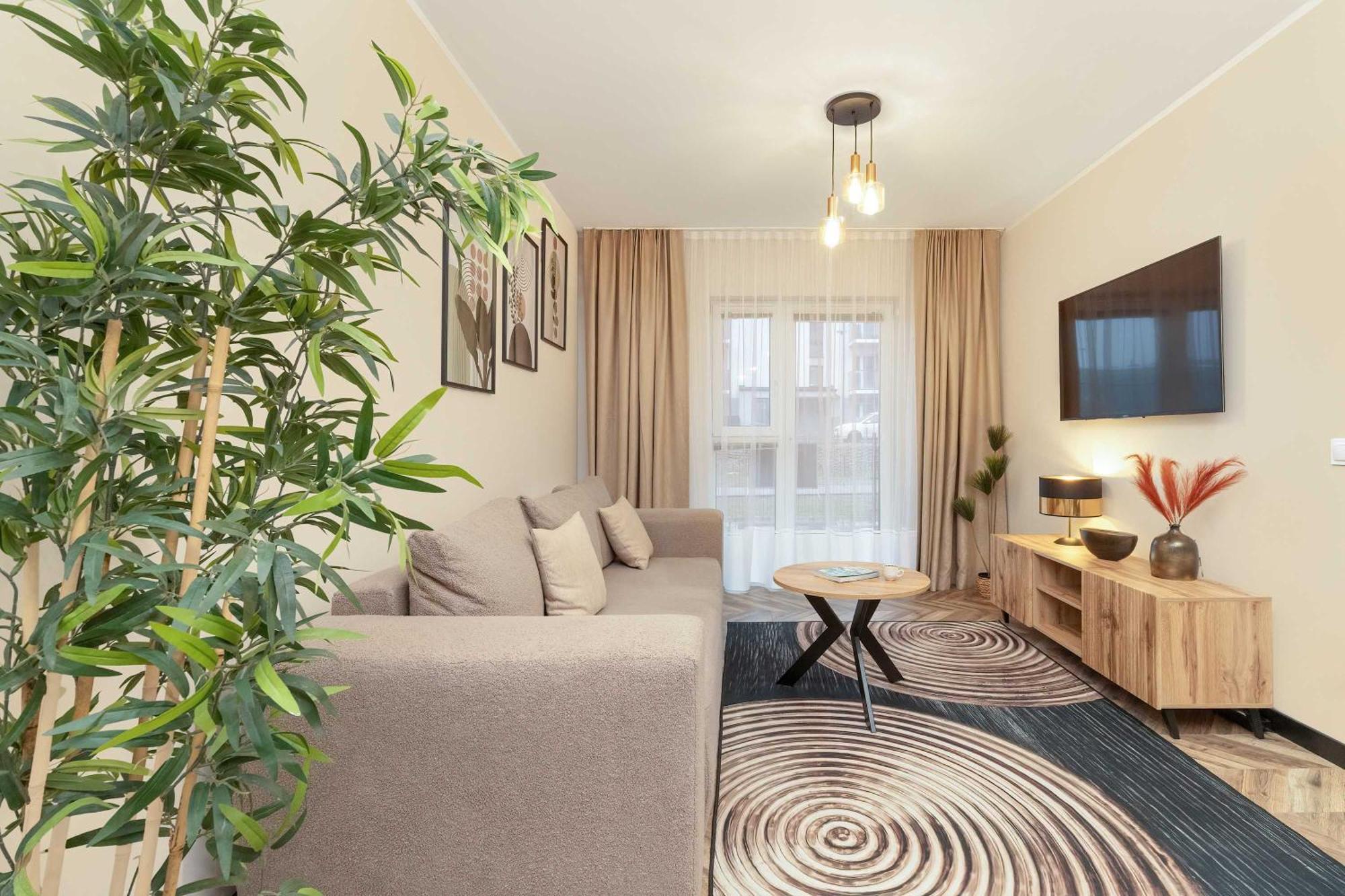 Apartment Jasny I Elegancki Pastelowa Z Parkingiem By Renters