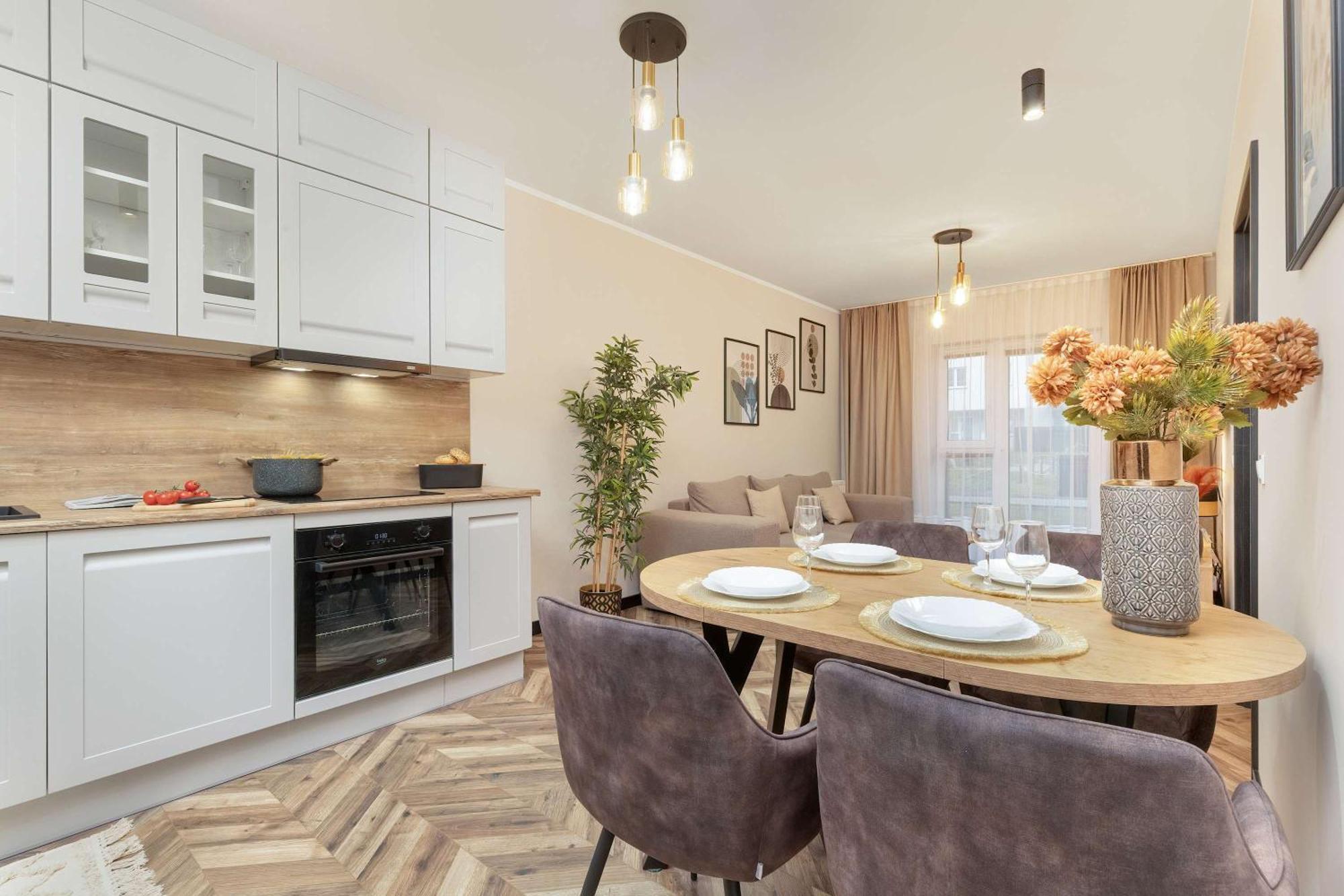 Apartment Jasny I Elegancki Pastelowa Z Parkingiem By Renters *