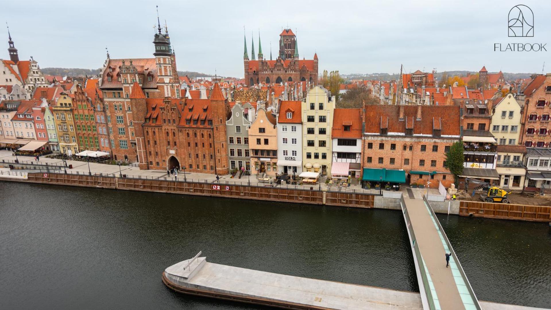 Flatbook Granaria Prestige Riverside & Parking Apartament Gdańsk