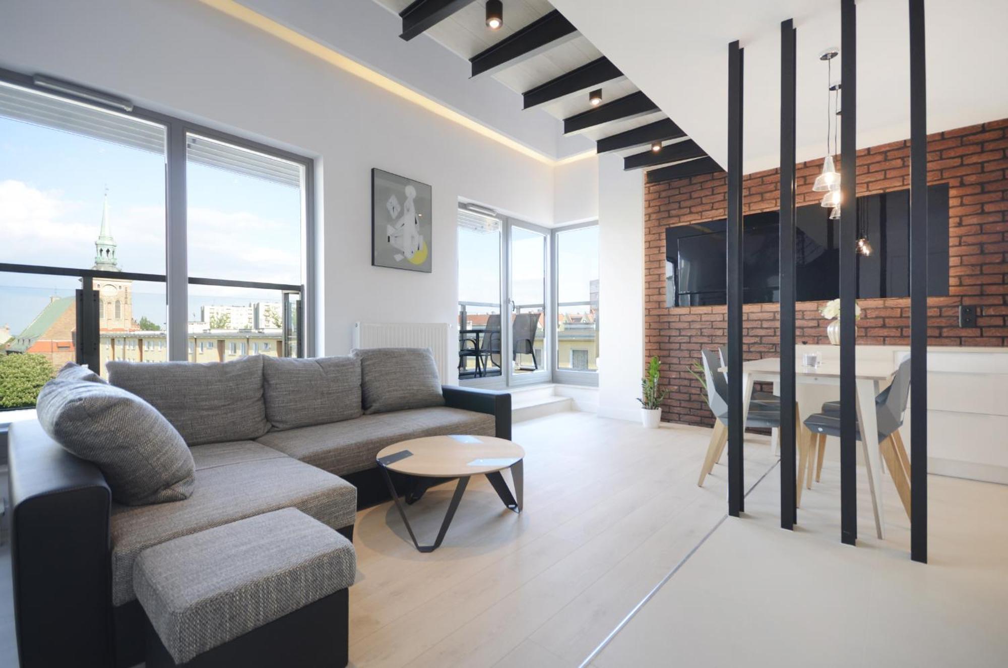 Apartment Dom & House Szafarnia Modern On The Motlawa River Gdansk