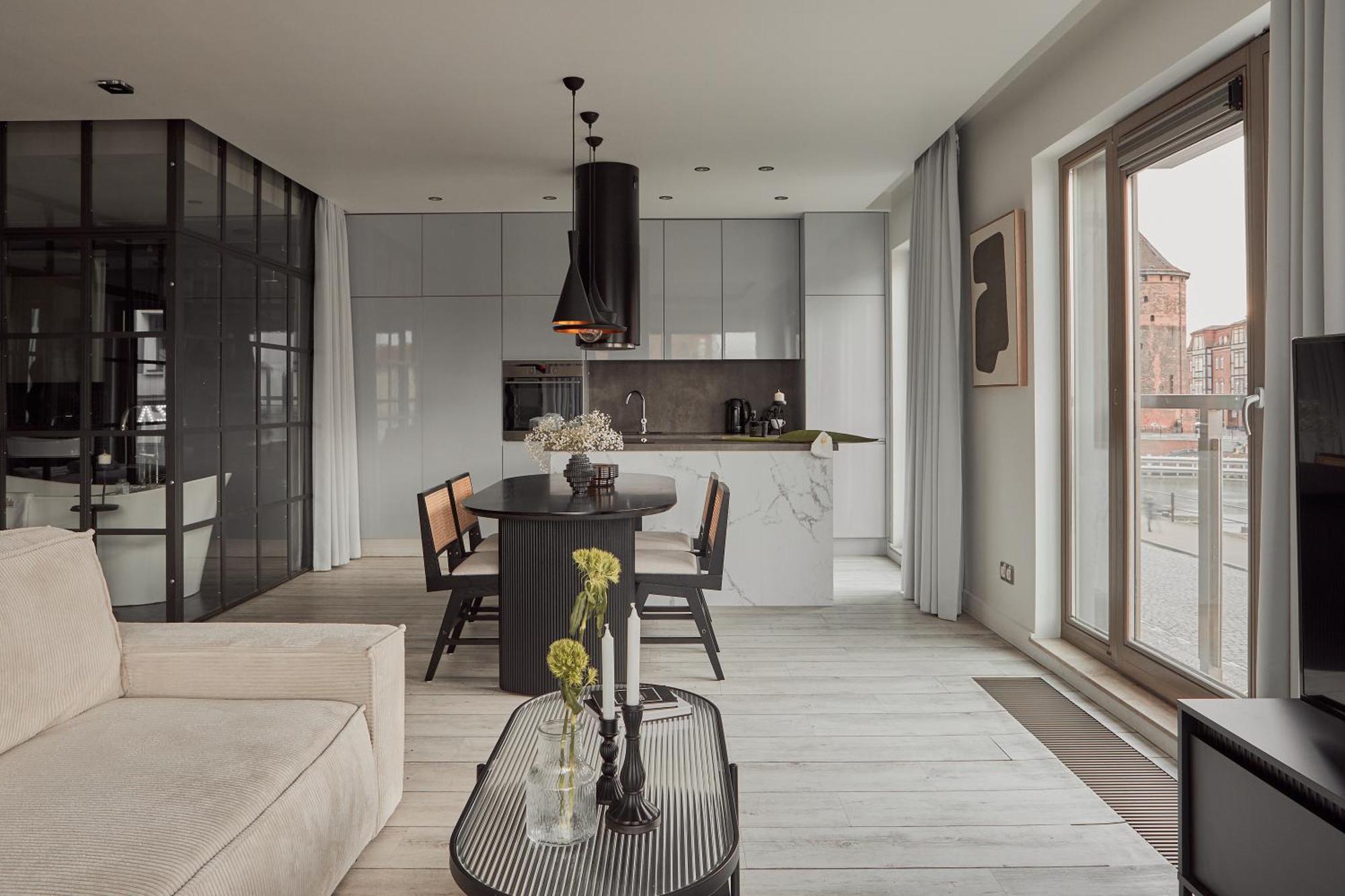 Waterlane River View Premium Spa, Pool & Gym By Downtown Apartment Gdansk