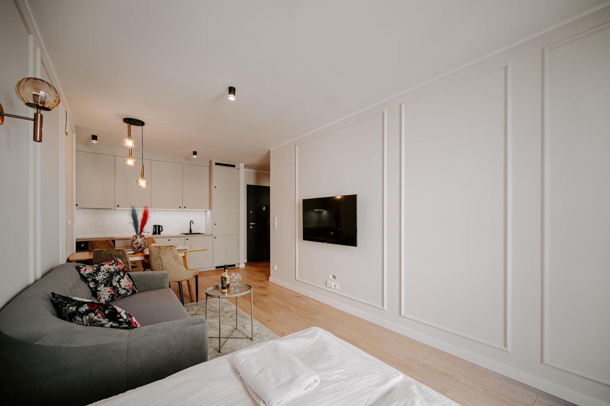 Apartment Pobookowane Wilcza Old Town Gdansk