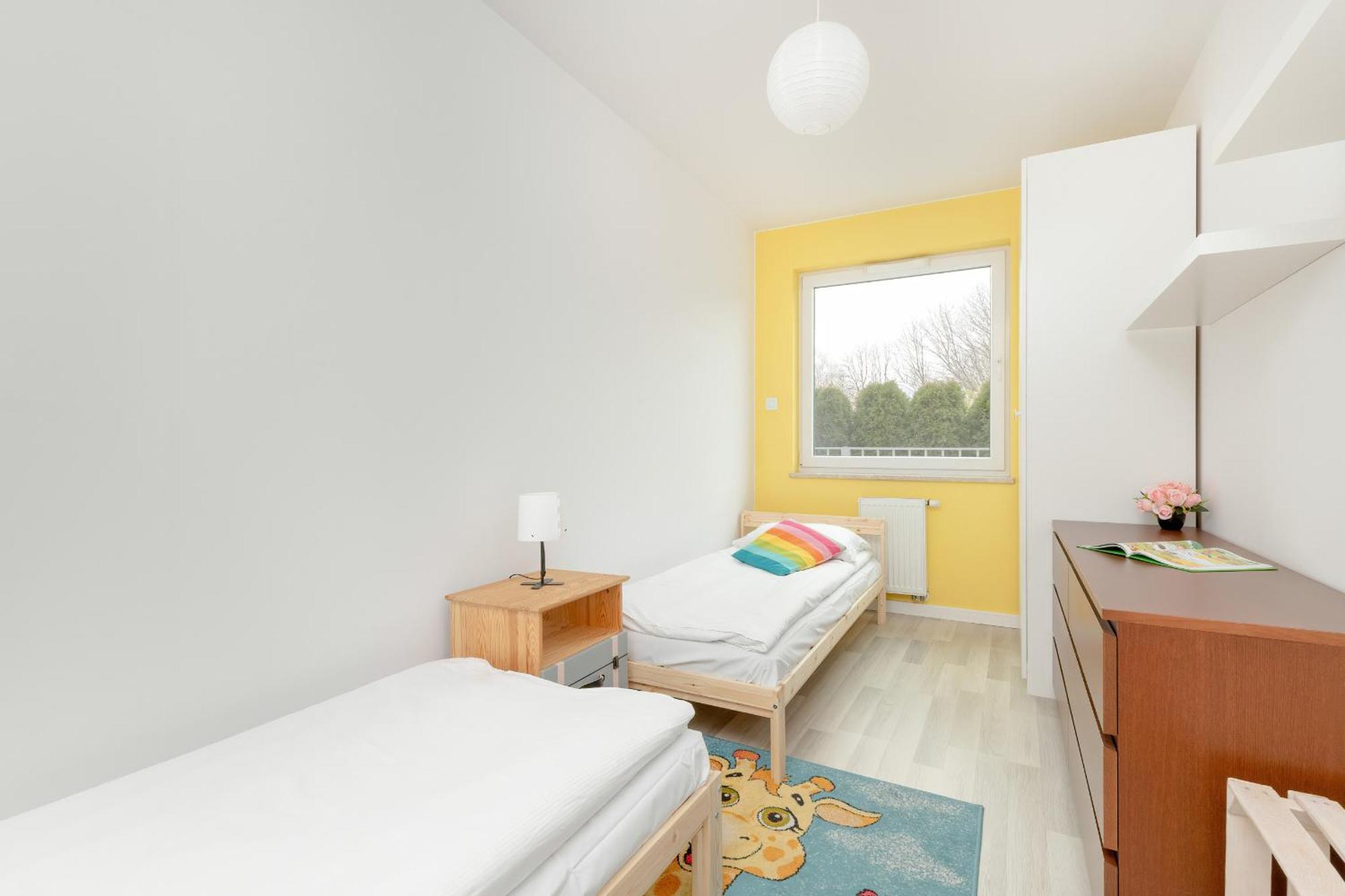 Pastel & Cozy With A Spacious Terrace In By Renters Apartment