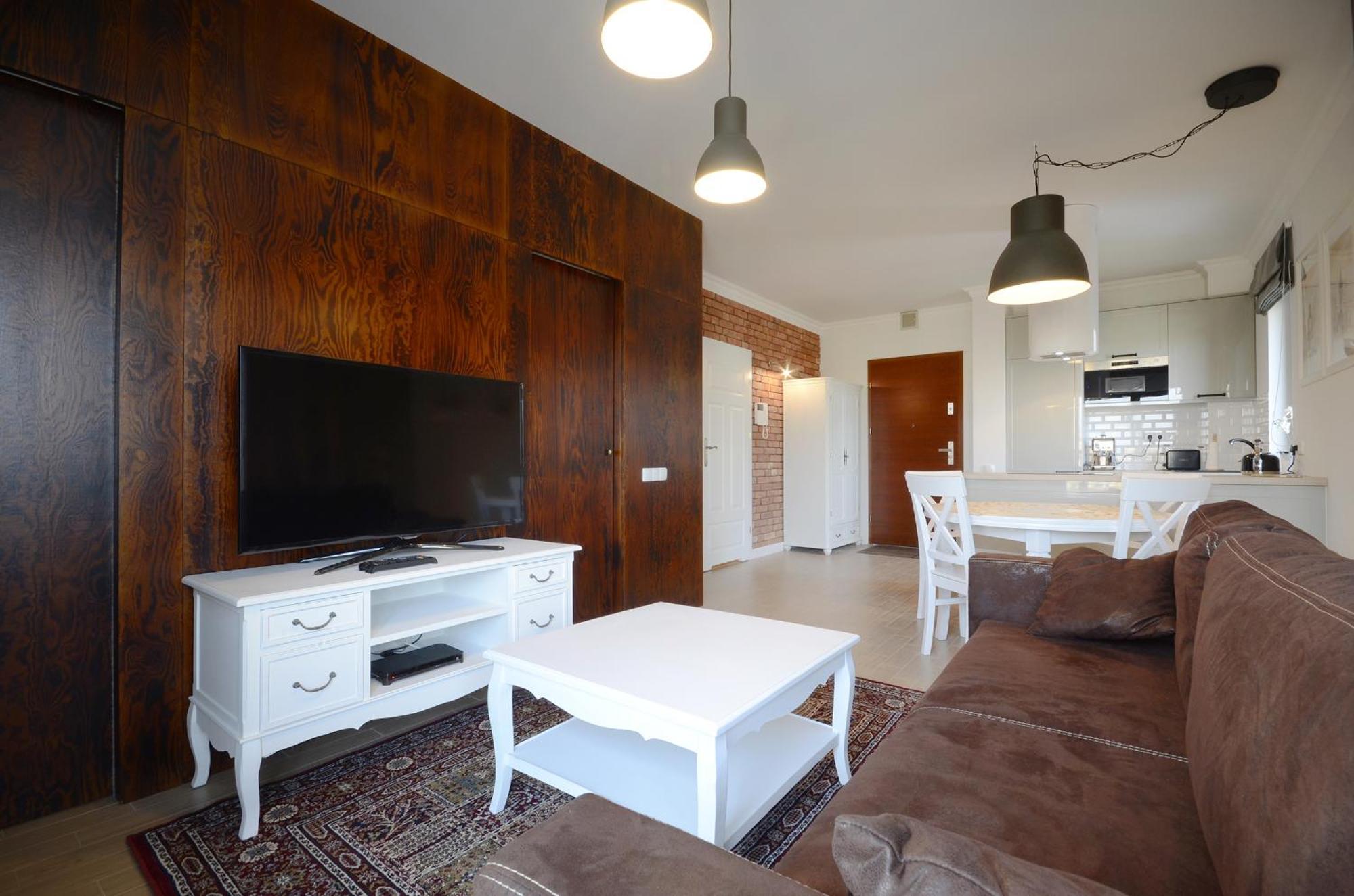 Apartment Waterlane Riverside - Spa, Pool, Gym & Parking By Downtown Gdansk