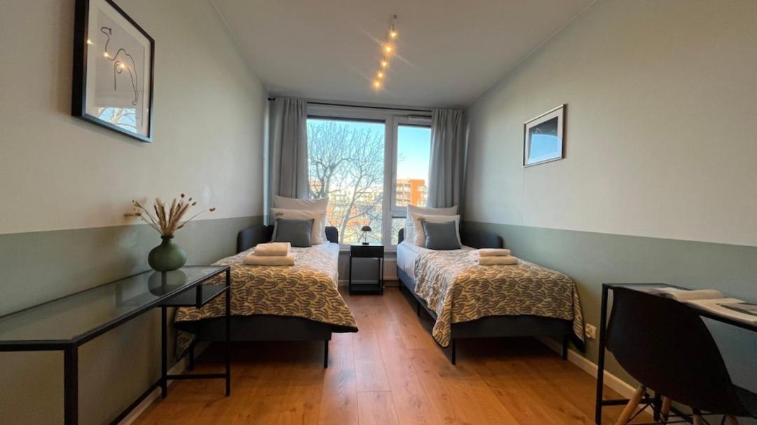 Chlebova - Riverside View Terrace, Free Parking, Gym & Kidsplay By Downtown Leilighet Gdańsk