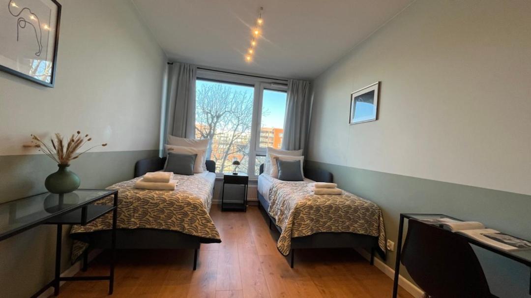 Leilighet Chlebova - Riverside View Terrace, Free Parking, Gym & Kidsplay By Downtown Gdańsk