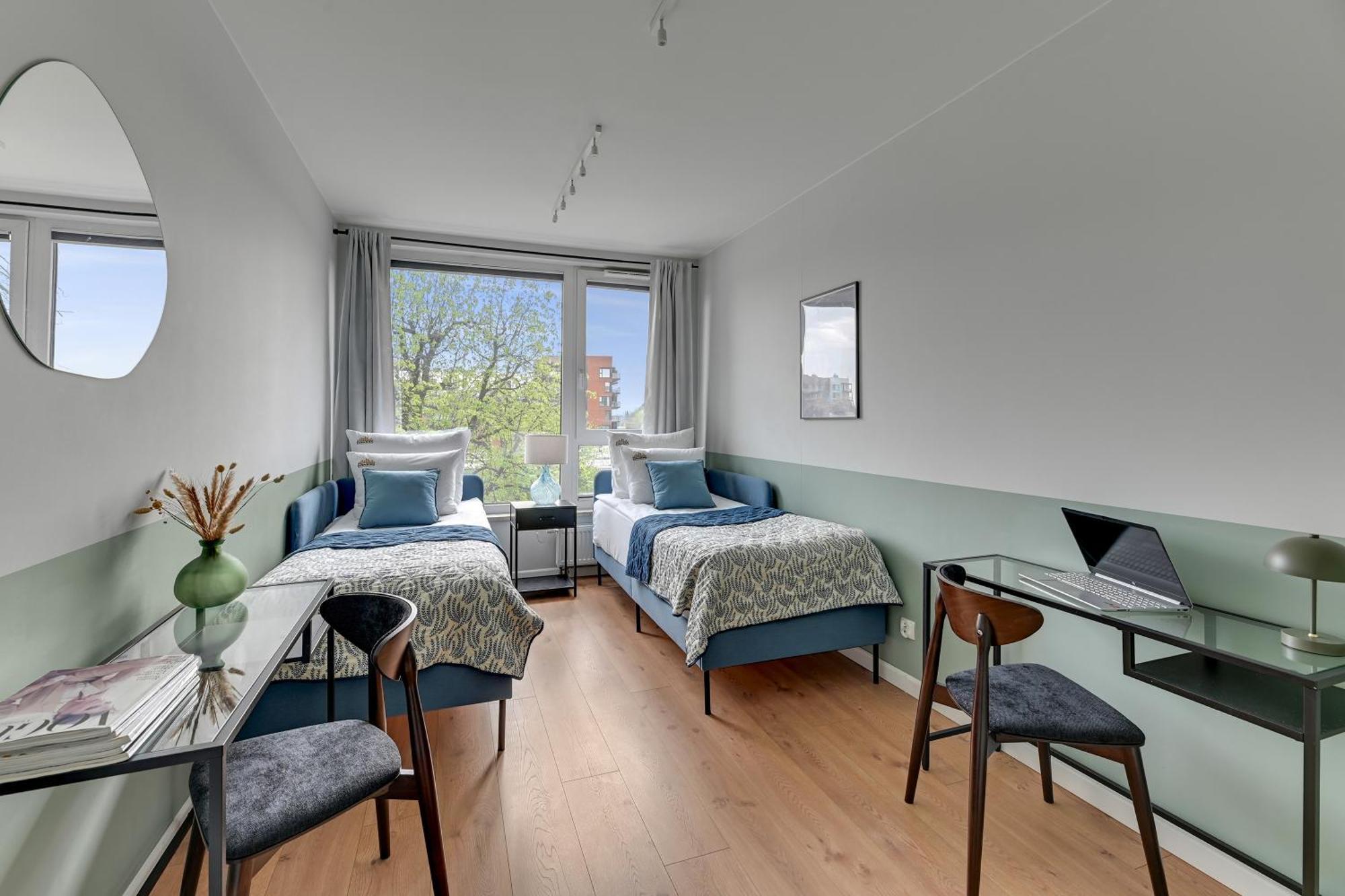 Chlebova - Riverside View Terrace, Free Parking, Gym & Kidsplay By Downtown * Gdańsk