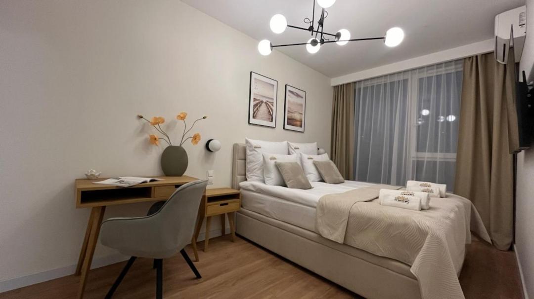 Lejlighed Chlebova - Riverside View Terrace, Free Parking, Gym & Kidsplay By Downtown *