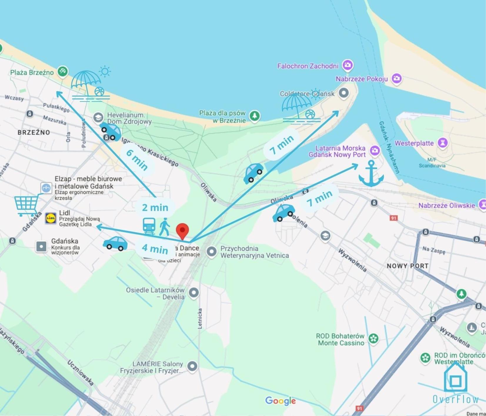 Sandcastle - 1 Km To Baltic Sea & 15 Minutes To Old Town Homestay