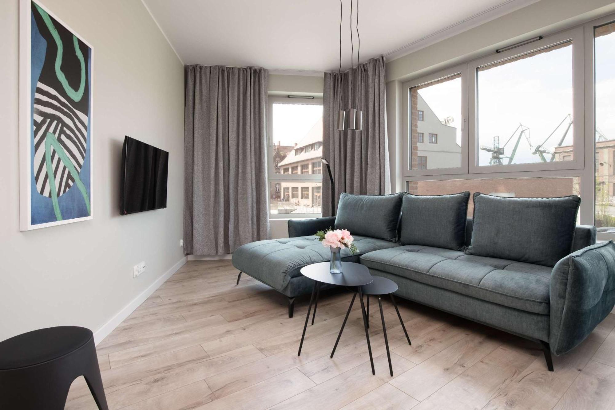 Elegancki Blisko Rzeki W Gdansku Z Parkingiem By Renters Apartment