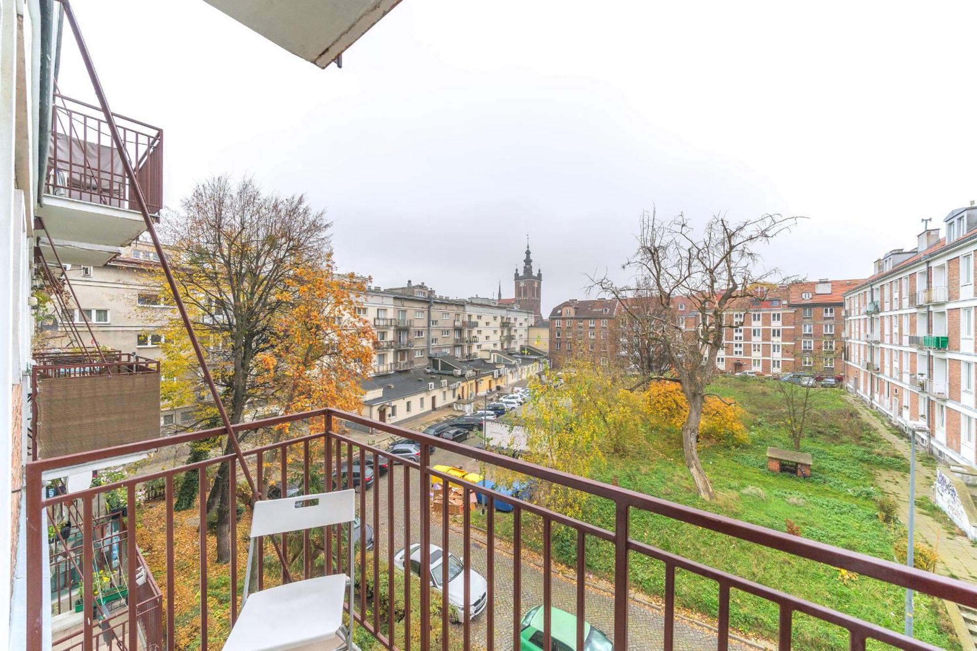 Przytulne Z Balkonem, 150m Od Dworca Glowny Apartment Gdansk