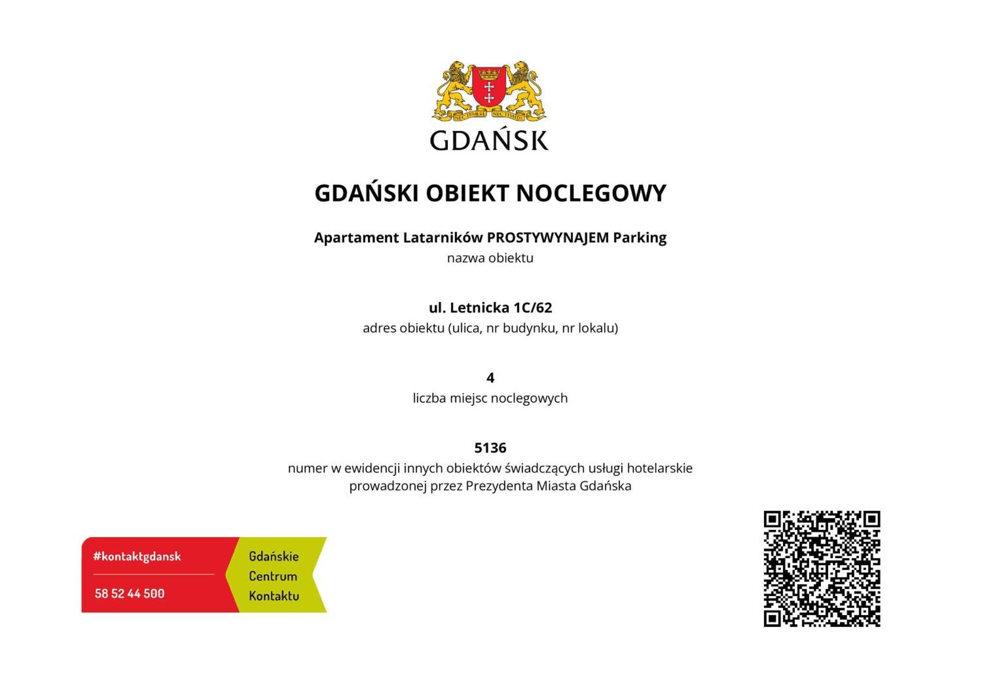 Latarnikow Letnica Prostywynajem * Danzig