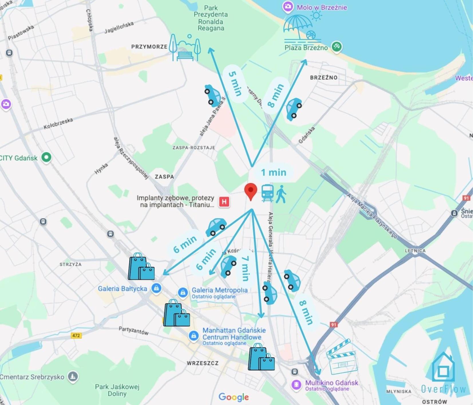 Oasis - 2,4 Km To Baltic Sea & 3 Km To Polsat Arena