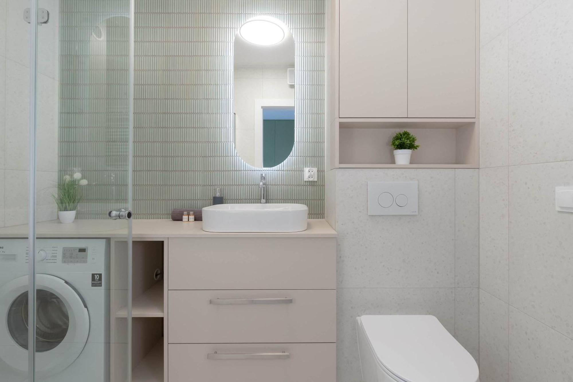 Bright Mostek In With Balcony 3city By Renters Gdańsk