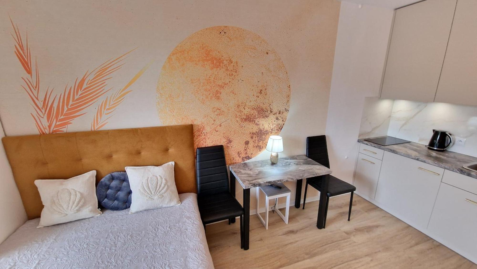 Apartment Flou 81, Parking & 700m Plaza Gdansk