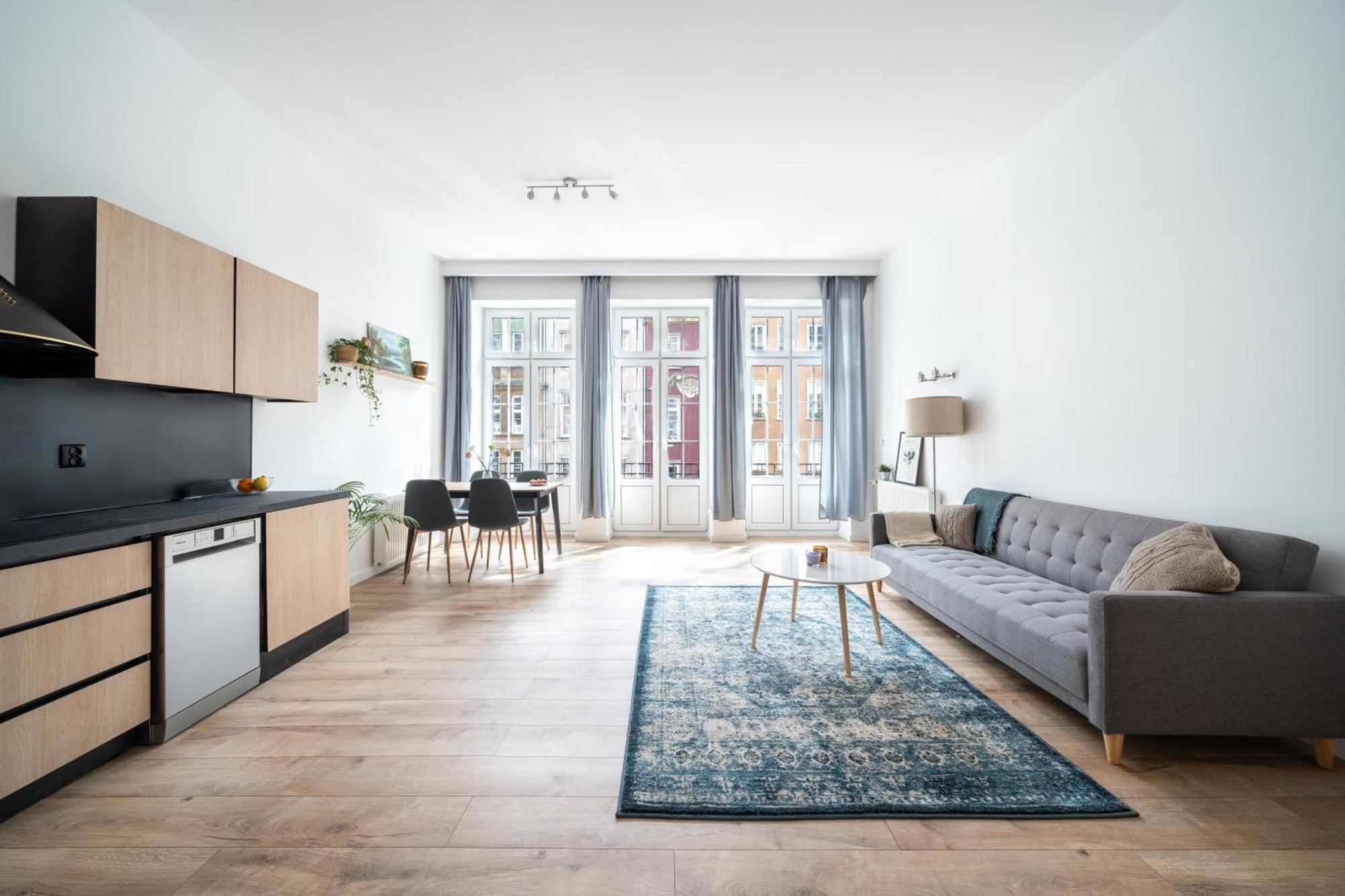 Apartment Dluga 70 W Oknach Starego Miasta Centrum Gdansk
