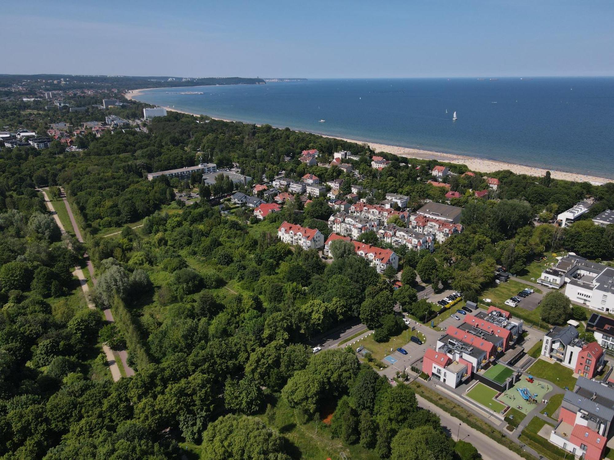 Apartment Amber Primore 3 Plaza Spacerem 15 Minut - 1,1km Gdansk