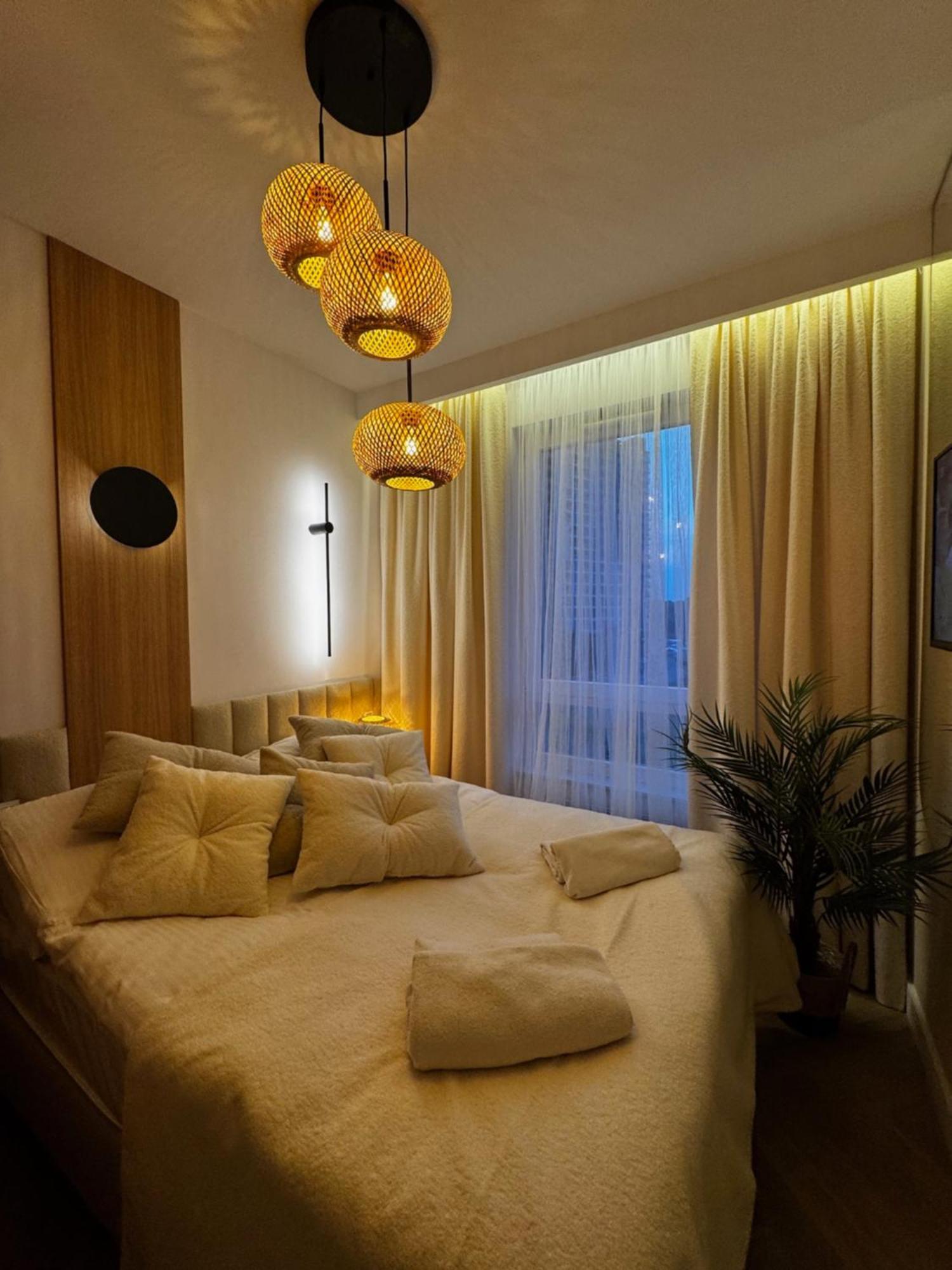 Apartment Family & Business Sauna Apartments Baltic Horizon Premium Spa - 3 Bedroom With Private Sauna, Jacuzzi, Rooftop Gym & Panoramic Terrace, Balcony, Underground Garage