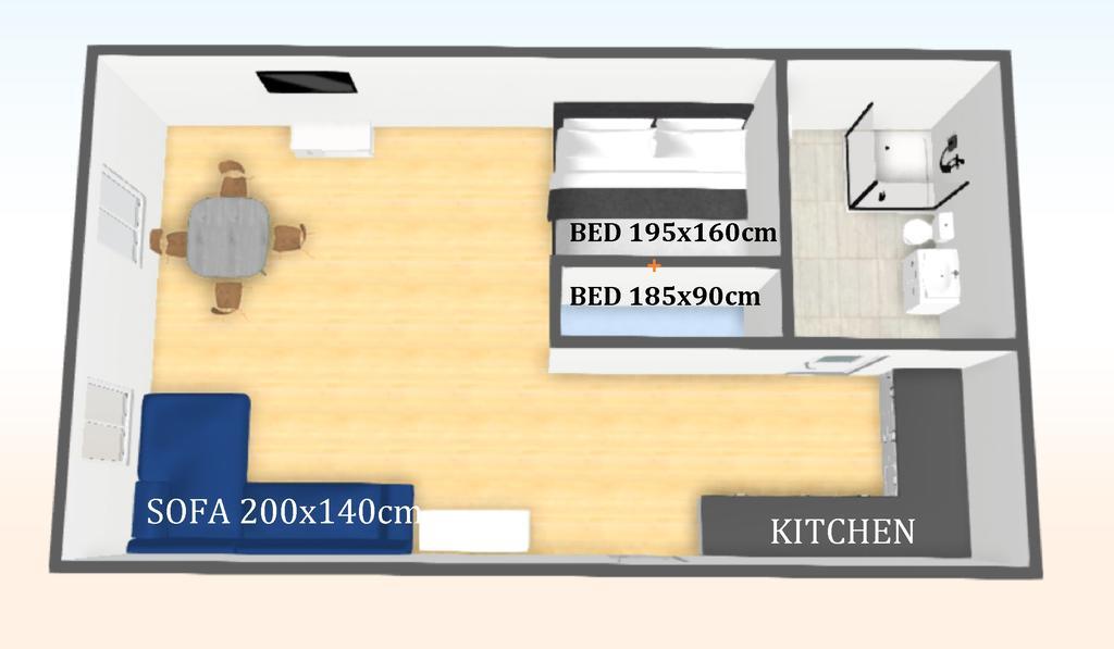 Cosy Flat In Old Town Center In 3city