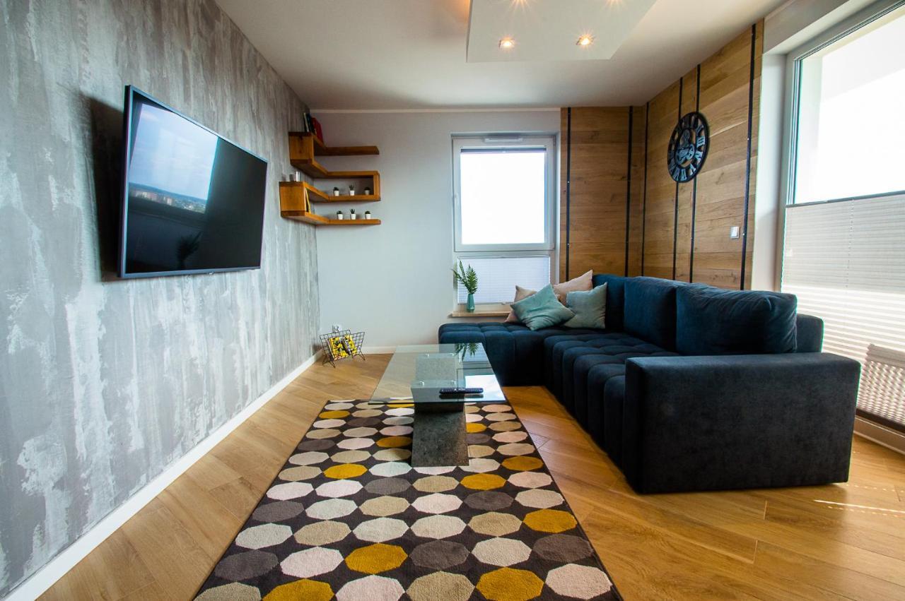 Grand - On The 17th Floor With Panorama Of The Old Town Apartamento Gdańsk