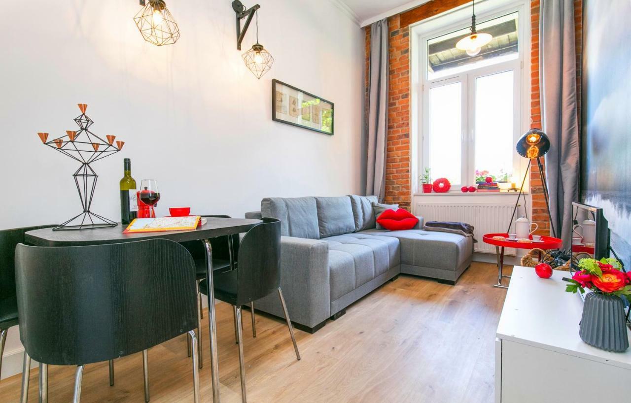 Apartament Berg Red Obok Starego Miasta Gdańsk