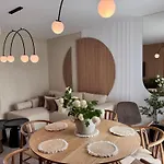Family & Business Sauna Apartments Baltic Horizon Premium Spa - 3 Bedroom With Private Sauna, Jacuzzi, Rooftop Gym & Panoramic Terrace, Balcony, Underground Garage