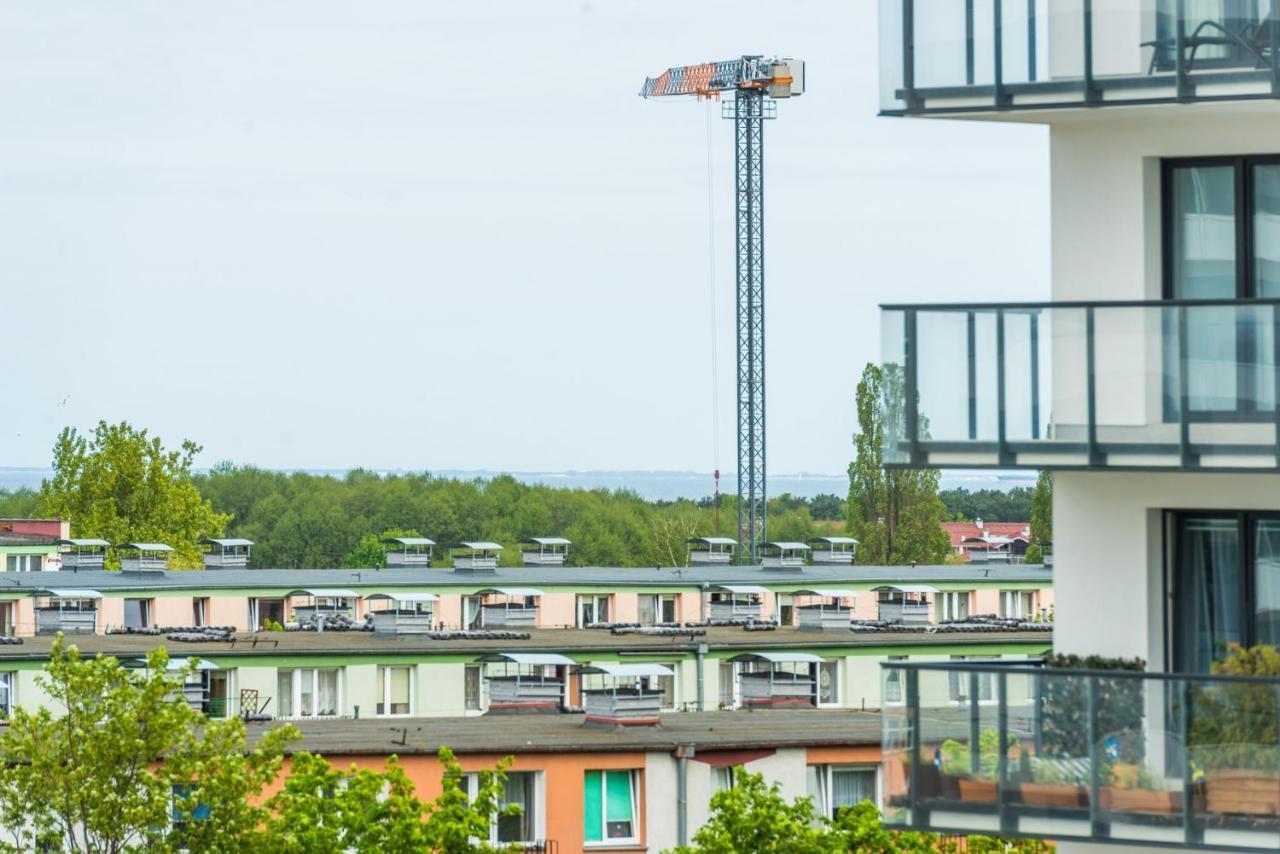 Nadmorskie Spectrum,blisko Plazy Z Widokiem Na Morze Leilighet Gdańsk