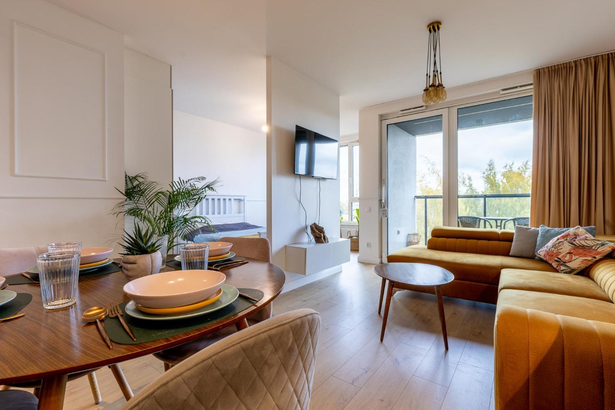 Nowoczesny Apartament Nad Motlawa Chlebova - Silownia I Bawialnia Gratis Gdańsk