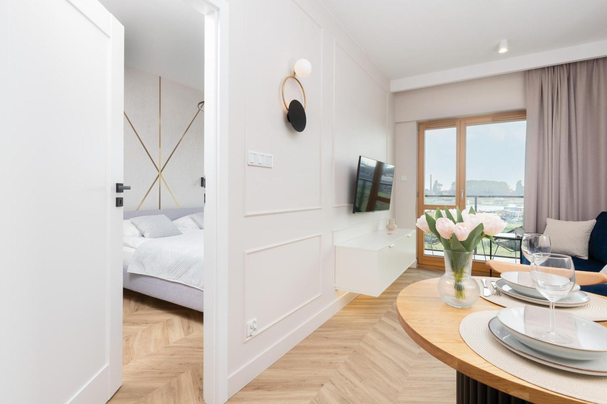 Lägenhet Sienna Grobla With View Of The Motlawa Terrace & Sauna, Gym By Renters *