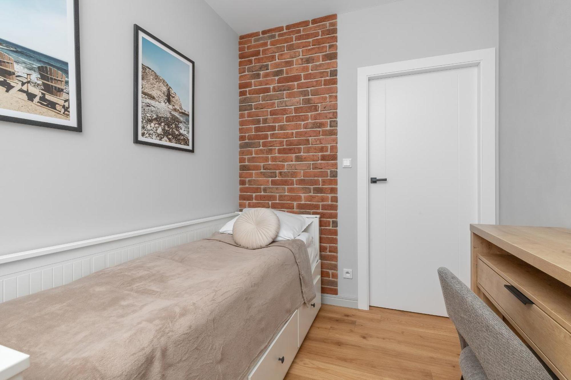 Lägenhet Elegant In With Sauna, Gym And Parking By Renters Gdańsk
