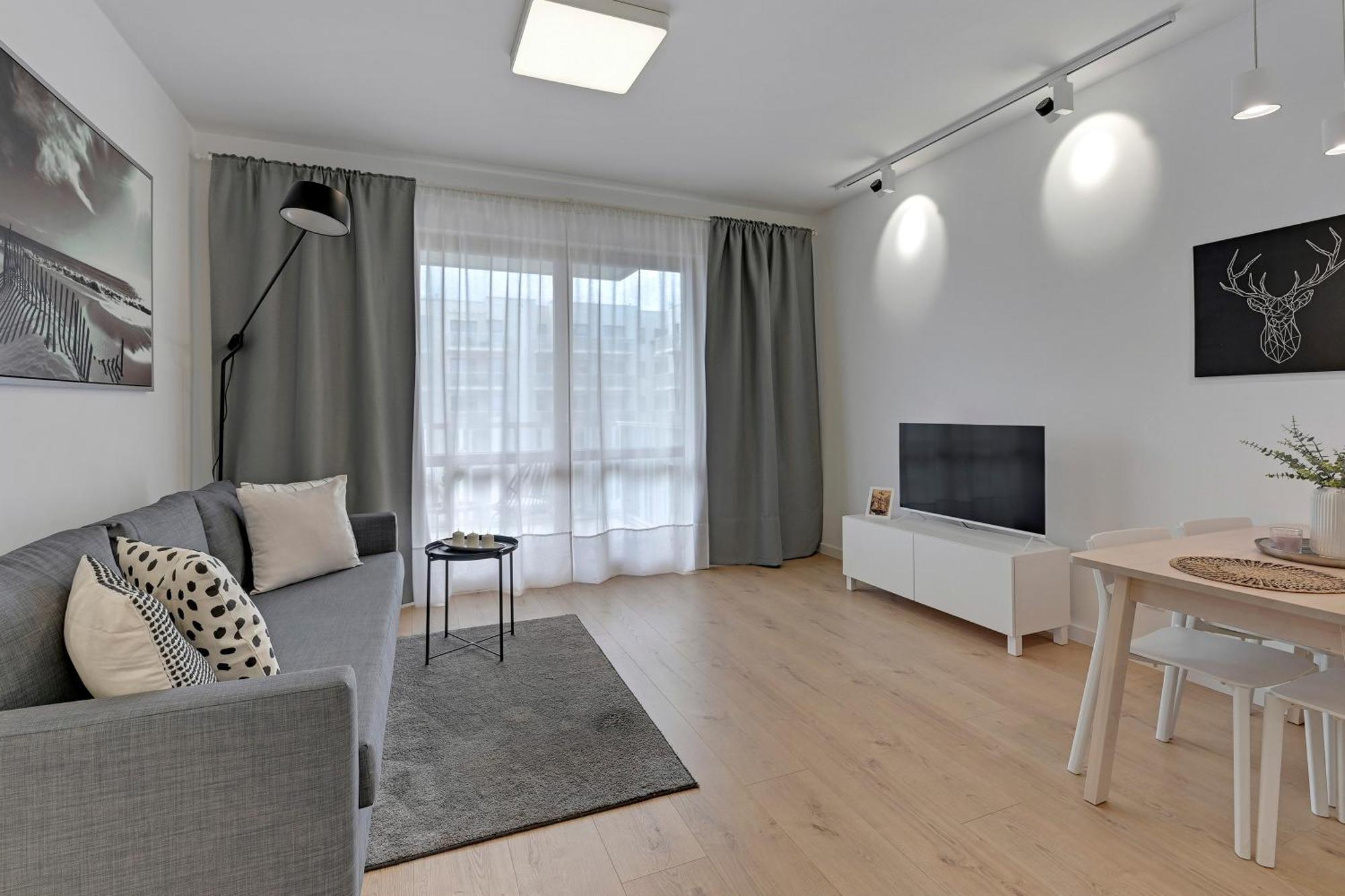 Mila Baltica Seaside, Sauna, Gym & Parking By Downtown Gdansk