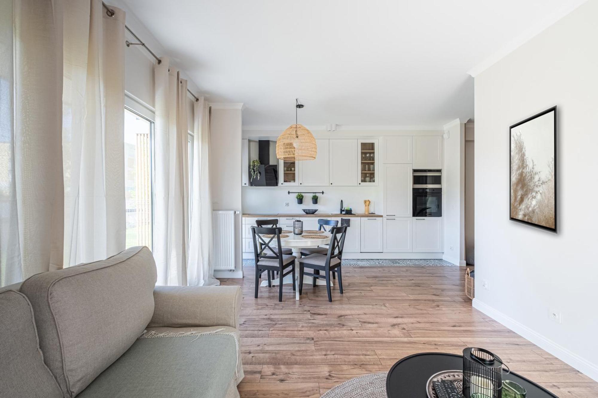 Nadmorskie Boho Brzezno Przy Plazy Apartament *