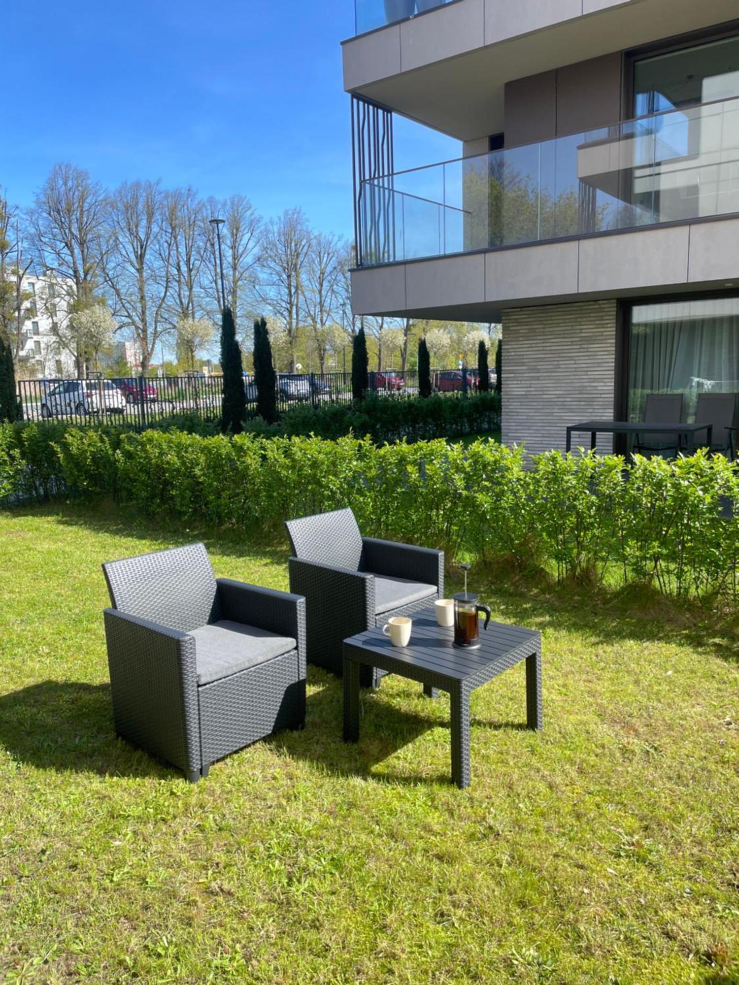 Lägenhet Oliwa Przy Parku Small Private Garden And Free Parking Gdańsk