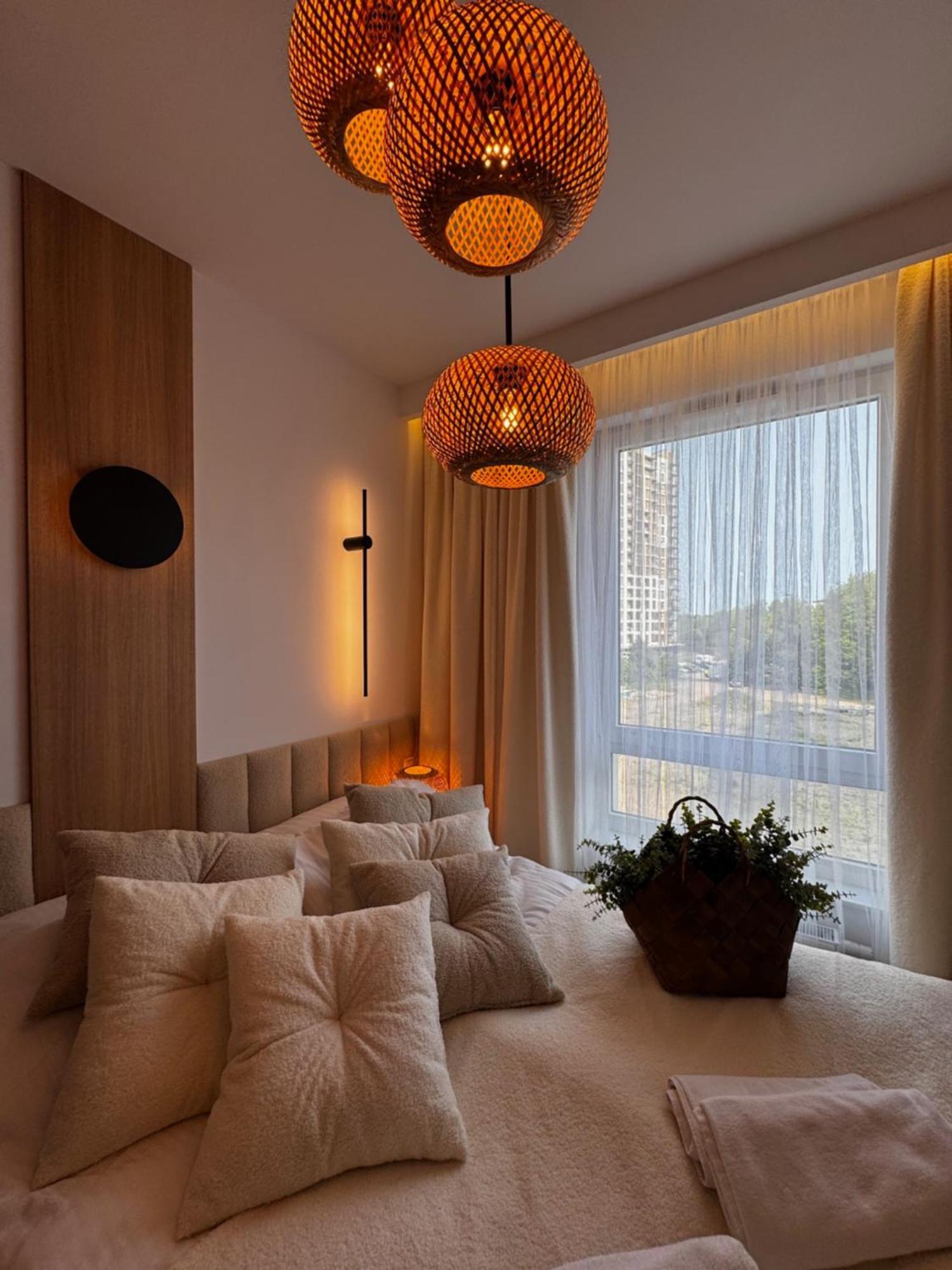 Family & Business Sauna Apartments Baltic Horizon Premium Spa - 3 Bedroom With Private Sauna, Jacuzzi, Rooftop Gym & Panoramic Terrace, Balcony, Underground Garage Gdansk