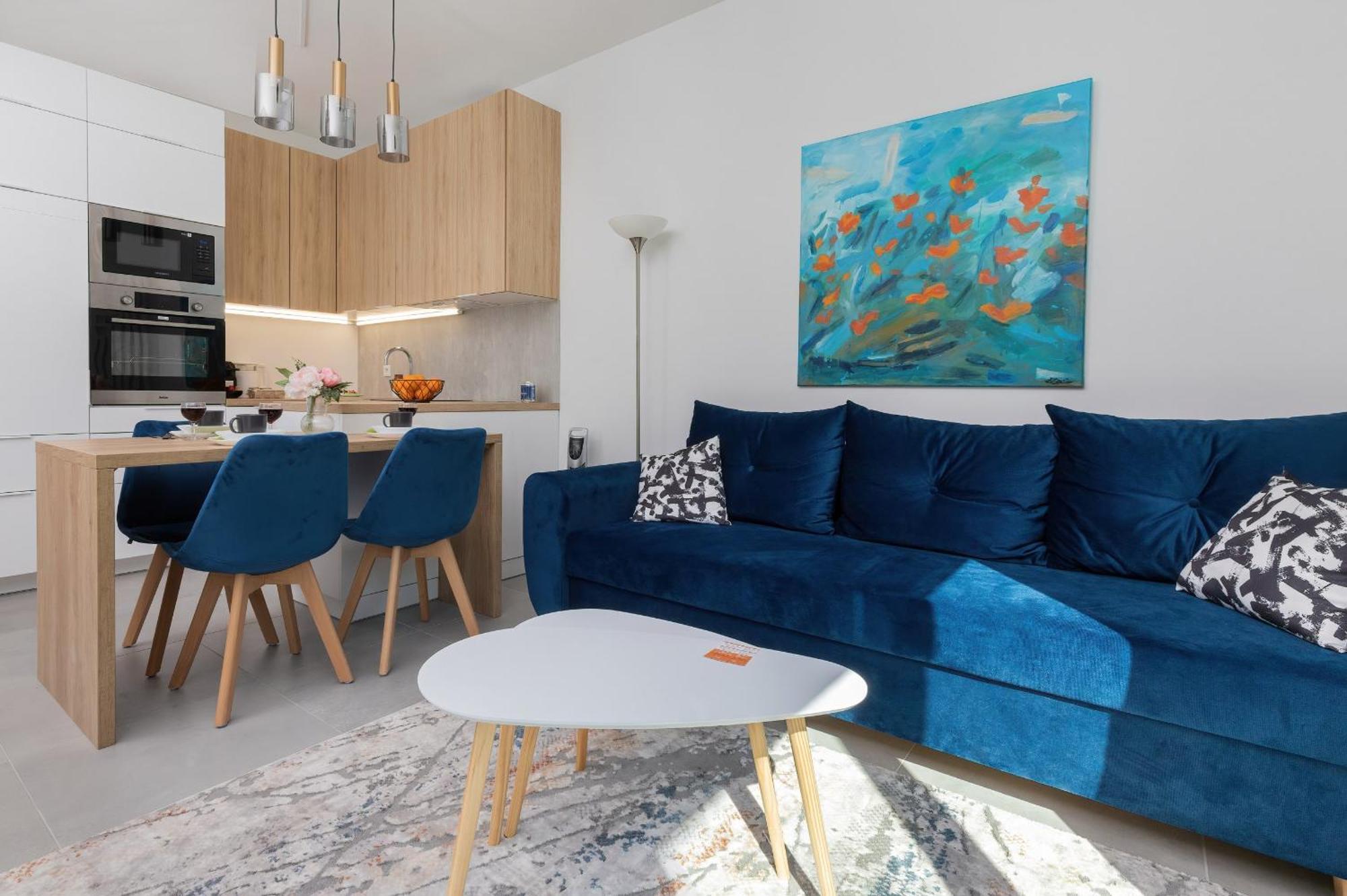 Leilighet Gdanska Modern Apartment With Patio, Parking & Gym By Noclegi Renters *